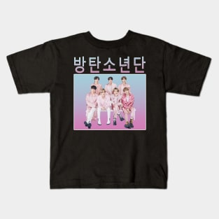 bts retro style Kids T-Shirt